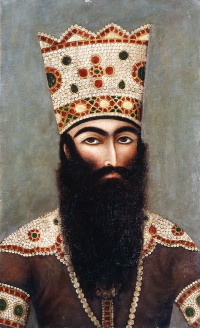 Ritratto reale Qajar; probabilmente Fath 