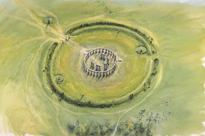 Stonehenge Fase 3, XX secolo a.C. da Mike Seaforth
