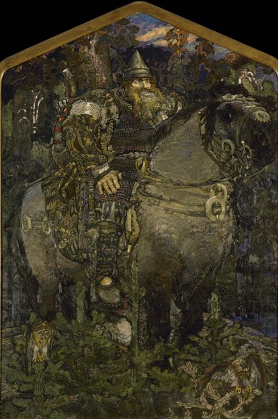 Bogatyr, 1898 da Mikhail Aleksandrovich Vrubel