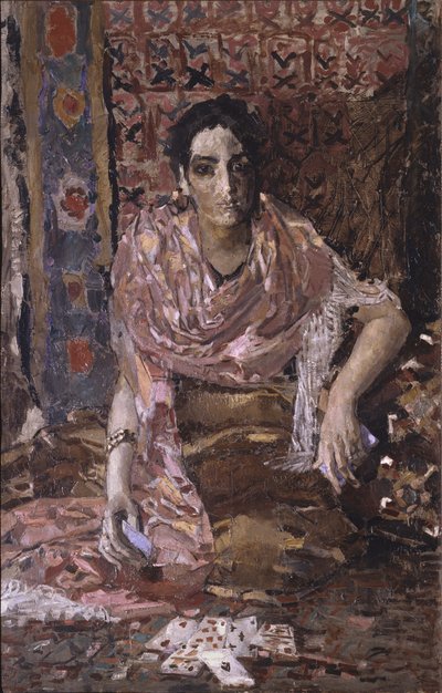 La chiromante, 1895 da Mikhail Aleksandrovich Vrubel