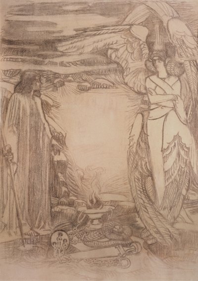 Illustrazione per la poesia Profeta di A. Pushkin, 1905 da Mikhail Aleksandrovich Vrubel