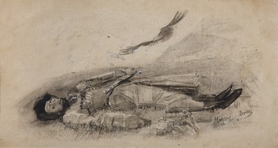 Illustrazione alla poesia Ismail-Bey di M. Lermontov, 1889-1891 da Mikhail Aleksandrovich Vrubel