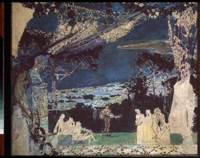 Italia, notte a Napoli da Mikhail Aleksandrovich Vrubel