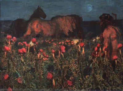 La notte sta arrivando, 1900 da Mikhail Aleksandrovich Vrubel