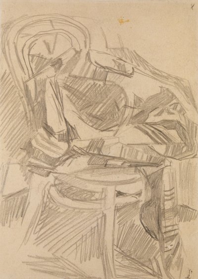 Plaid sulla sedia, 1904 da Mikhail Aleksandrovich Vrubel