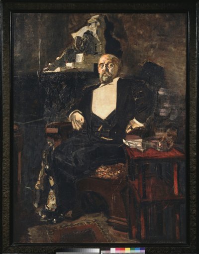 Ritratto di Savva Manontov da Mikhail Aleksandrovich Vrubel