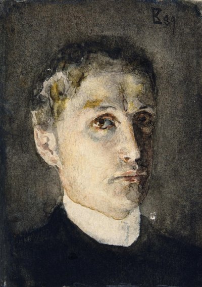 Autoritratto, 1889 da Mikhail Aleksandrovich Vrubel