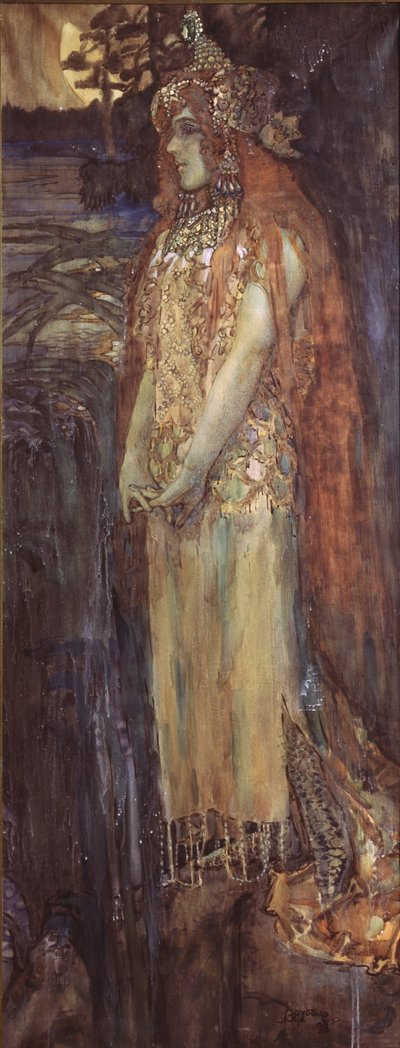 Cantante Nadezhda Zabela-Vrubel come Principessa Volkhova nell