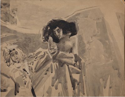 La danza di Tamara. Illustrazione al poema Il demone di Mikhail Lermontov da Mikhail Aleksandrovich Vrubel