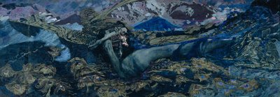 Il demone abbattuto, 1902 da Mikhail Aleksandrovich Vrubel