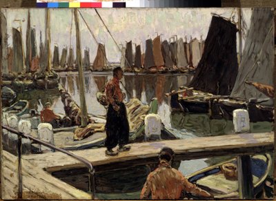 Barche a vela, quiete da Mikhail Alexandrovich Demianov