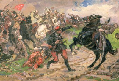 Il Dundich rosso in combattimento da Mikhail Ivanovich Avilov