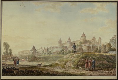 Veduta della fortezza di Bender, 1790 da Mikhail Matveevich Ivanov