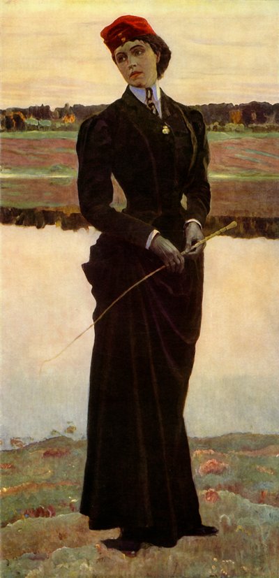 Ritratto di Olga Mikhailovna Nesterova-Shretera, la figlia dell