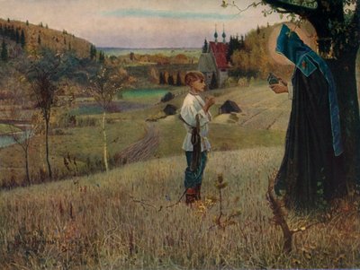 Il sogno del bambino Bartolomeo, 1889-1890, 1965 da Mikhail Nesterov