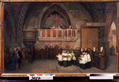 I vespri nella chiesa di San Francesco d
