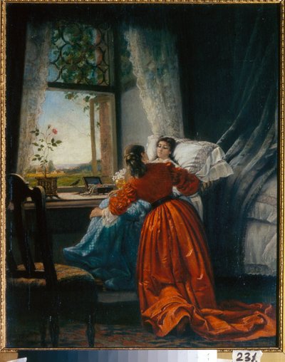 La visita al malato da Mikhail Petrovich Klodt