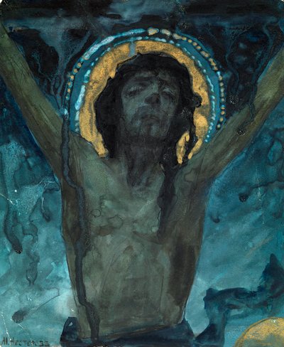 Cristo sulla croce da Mikhail Vasilievich Nesterov