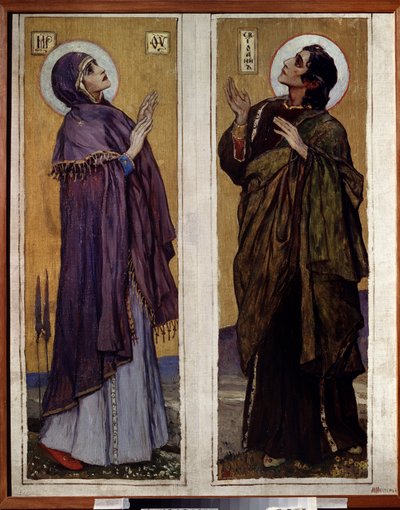 La Vergine e San Giovanni Battista da Mikhail Vasilievich Nesterov