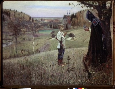 La visione del giovane Bartolomeo da Mikhail Vasilievich Nesterov