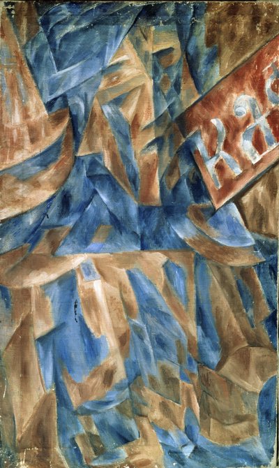 Signora in un caffè, 1910s da Mikhail Vasilyevich Le Dantyu