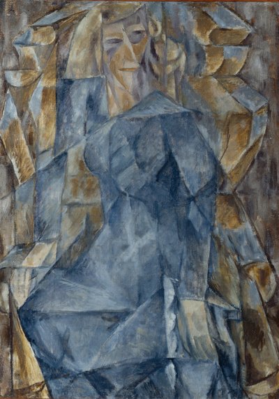 Ritratto di una donna, 1910s da Mikhail Vasilyevich Le Dantyu