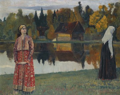 Vicino al Lago da Mikhail Vasilievich Nesterov