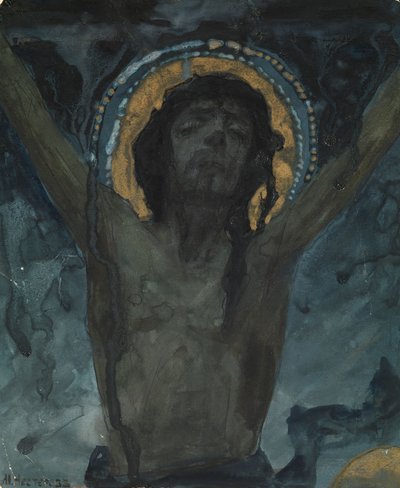 Cristo sulla croce da Mikhail Vasilievich Nesterov