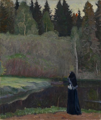Il usignolo canta, 1918 da Mikhail Vasilievich Nesterov