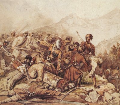 La battaglia del fiume Valerik l