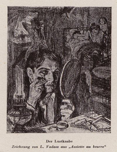 Noleggiatore (litografia) da Miklós Vadász