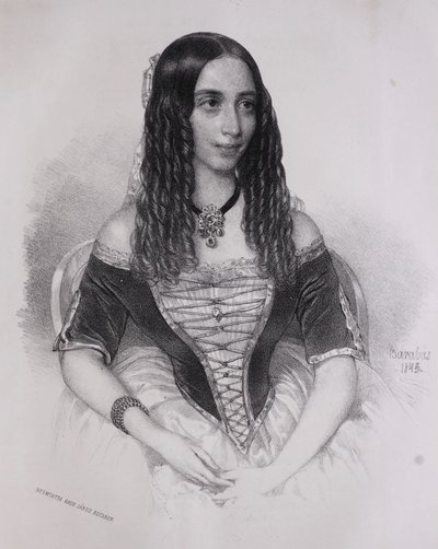 Ritratto di Emilia Lemouton (Miklós Barabás, 1845) da Miklós Barabás