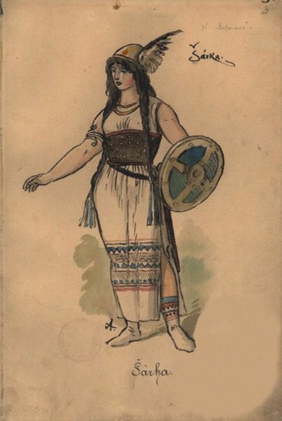 Sarka. Costume per l