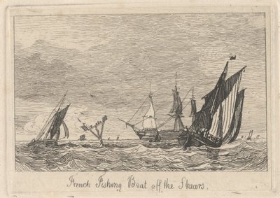 Barca da pesca francese al largo delle Shears da Miles Edmund Cotman