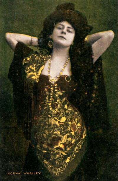 Norma Whalley, attrice australiana, inizio XX secolo da Miller and Lang