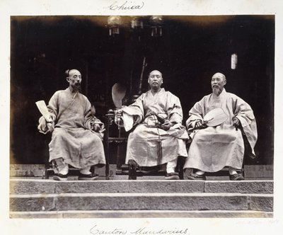 Mandarini di Canton, circa 1860 da Milton M. Miller