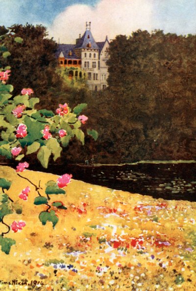 Castello di Gmunden dal viale dei castagni da Mima Nixon