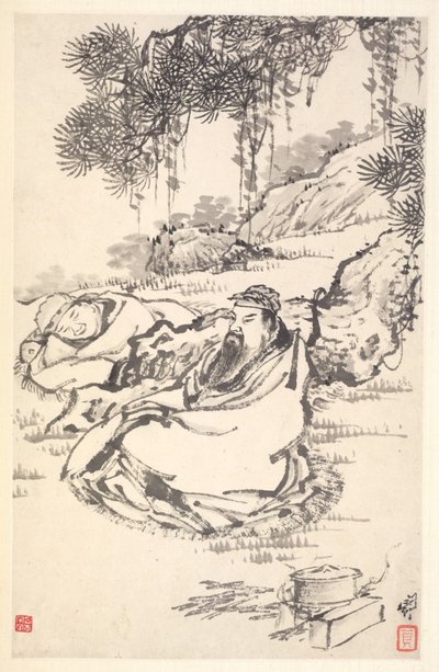 Lu Tong e servitore da Min Zhen
