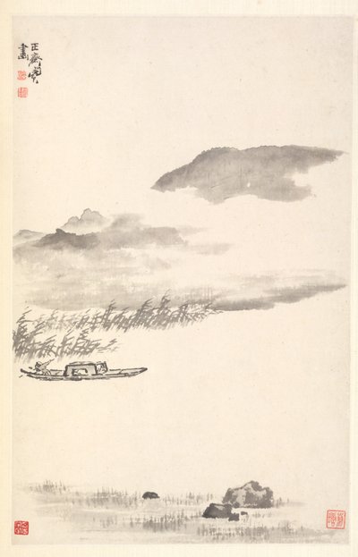 Paesaggio fluviale da Min Zhen