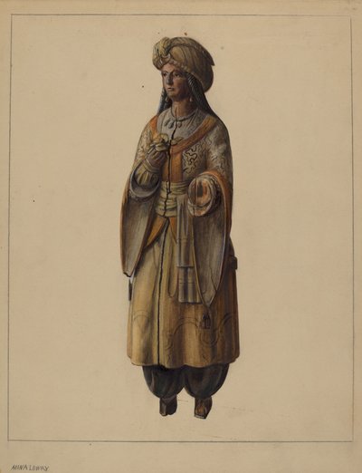 Figura del negozio di sigari, c. 1937 da Mina Lowry