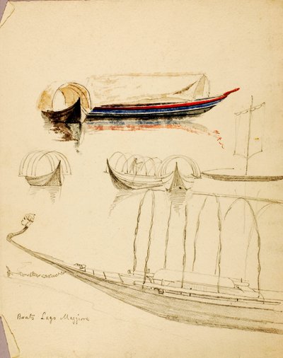 Boats, Lago Maggiore da Miner Kilbourne Kellogg