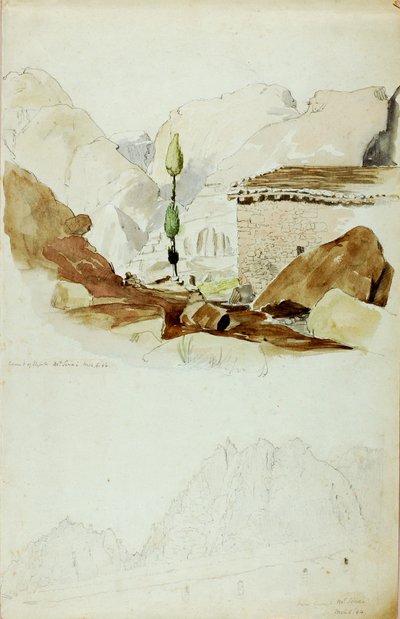 Convento di Elia, Monte Sinai da Miner Kilbourne Kellogg