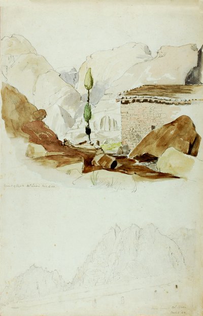Convento di Elia, Monte Sinai da Miner Kilbourne Kellogg