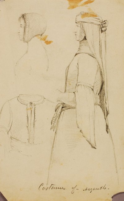 Costume di Nazareth, Israele da Miner Kilbourne Kellogg
