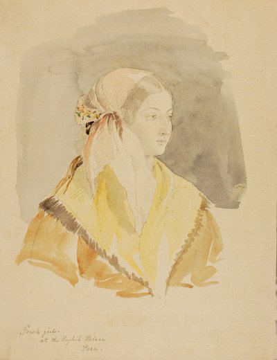 Ragazza greca al Palazzo Inglese, Pera da Miner Kilbourne Kellogg