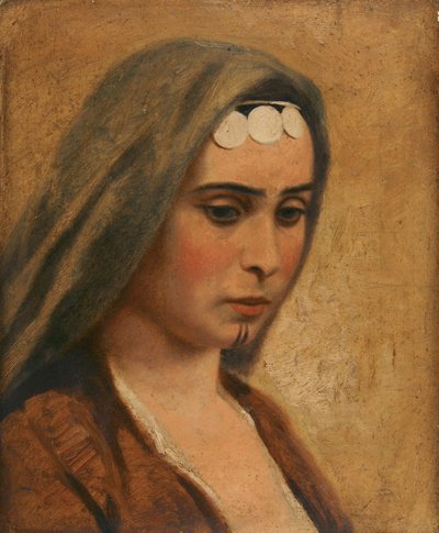 Testa di ragazza araba, n.d. da Miner Kilbourne Kellogg