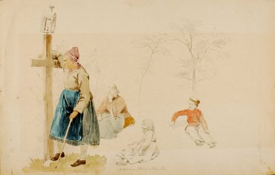 Figure di contadini da Miner Kilbourne Kellogg