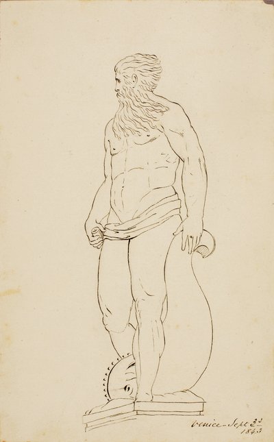 Statua di Nettuno, Venezia da Miner Kilbourne Kellogg
