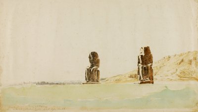 Statue a Memnon, Tebe da Miner Kilbourne Kellogg
