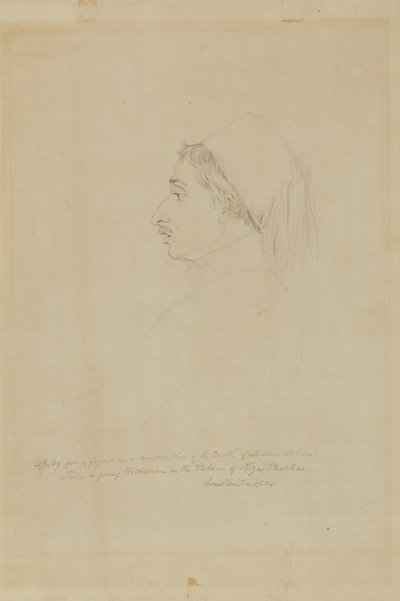 Studio per una figura in una composizione sulla morte del sultano Selim da Miner Kilbourne Kellogg